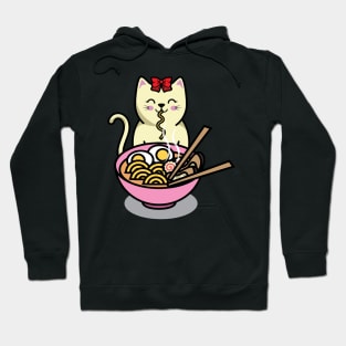 eating cat Hoodie